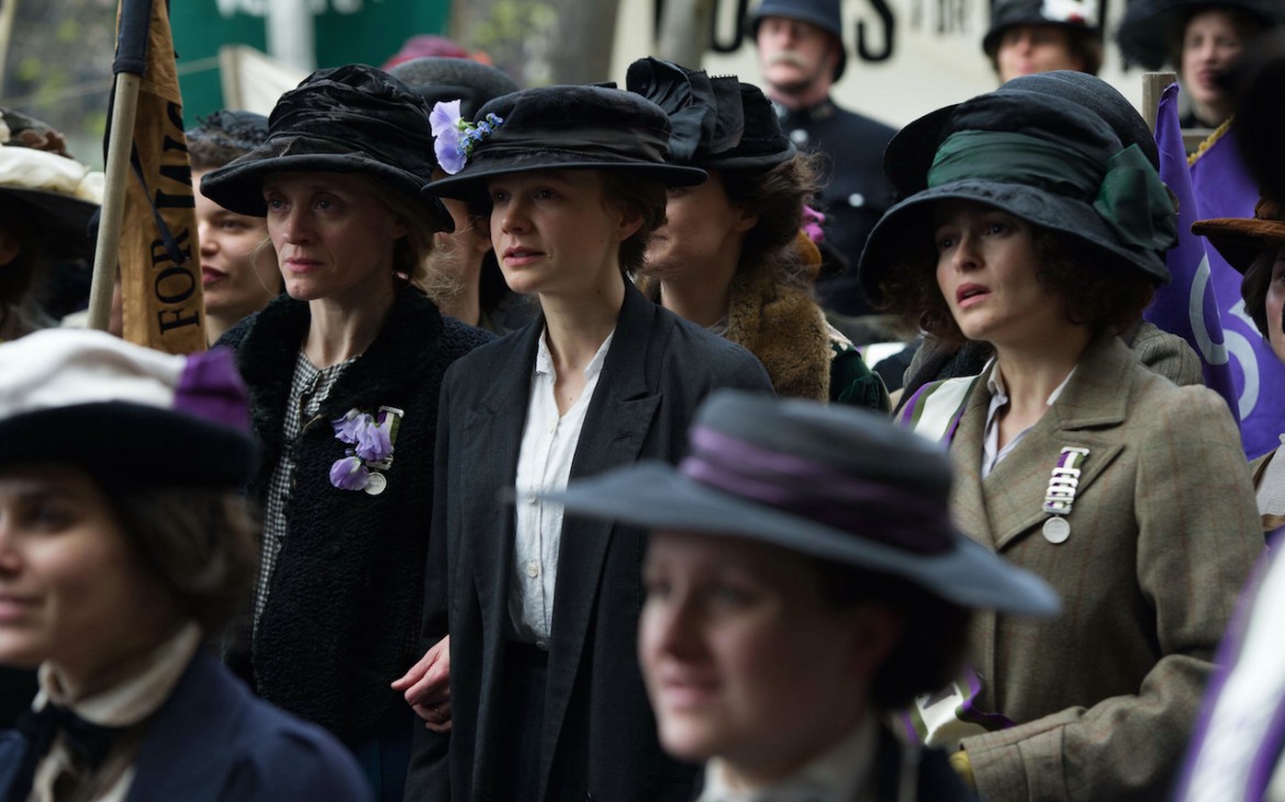 Violet Miller (Anne Marie Duff), Maud Watts (Carey Mulligan) und Edith Ellyn (Helena Bonham Carter) © Filmladen Filmverleih