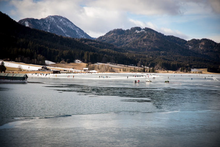 Weissensee, Winterlandschaft, Bild (c) Ulrike Zauner